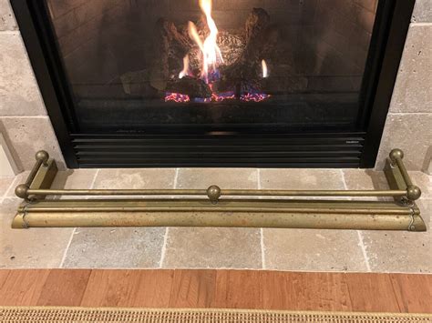 Brass Fender For Fireplace