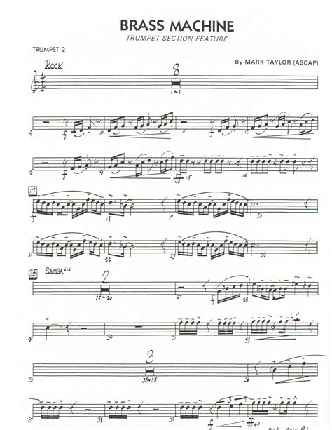 Brass Machine Sheet Music