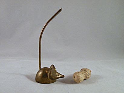Brass Mouse Candle Snuffer