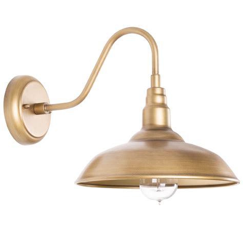 Brass Outdoor Barn Light