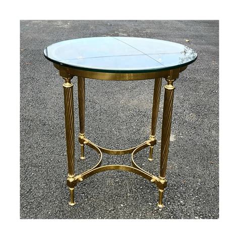 Brass Side Table Vintage