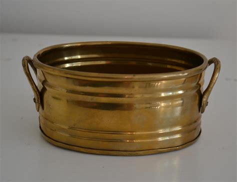 Brass Tabletop Planter
