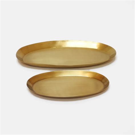 Brass Tray Oval