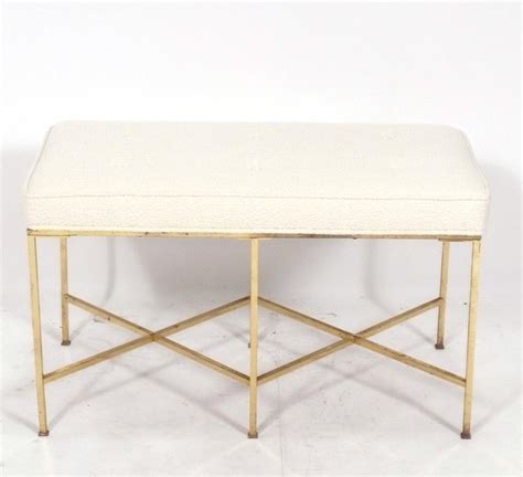 Add a touch of elegance with a brass X bench: The ultimate seating solution