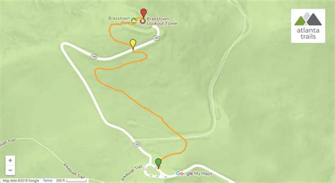 Brasstown Bald Map
