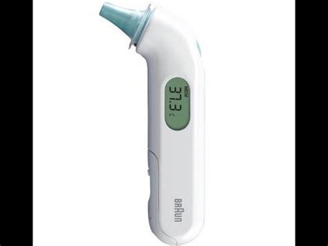 Braun Ear Thermometer How To Change From F To C