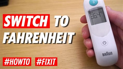 Celsius to Fahrenheit, Safety 1st Thermometer Forehead TH091 How to