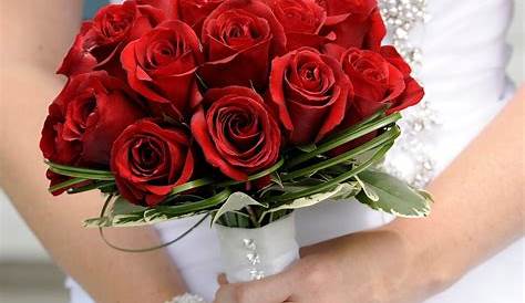 Brautstrauß aus roten Rosen Heiraten mit braut.de