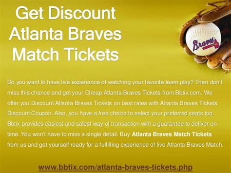 Atlanta Braves tickets 50 off tickets for Alabama day