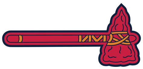 braves logo with tomahawk