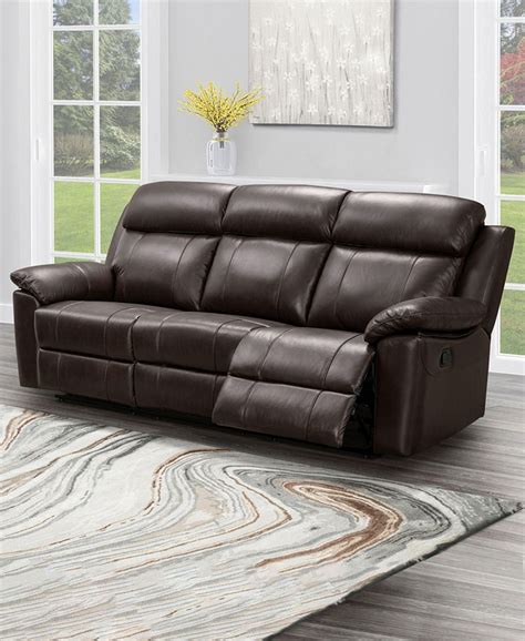 Braylen Leather Reclining Sofa