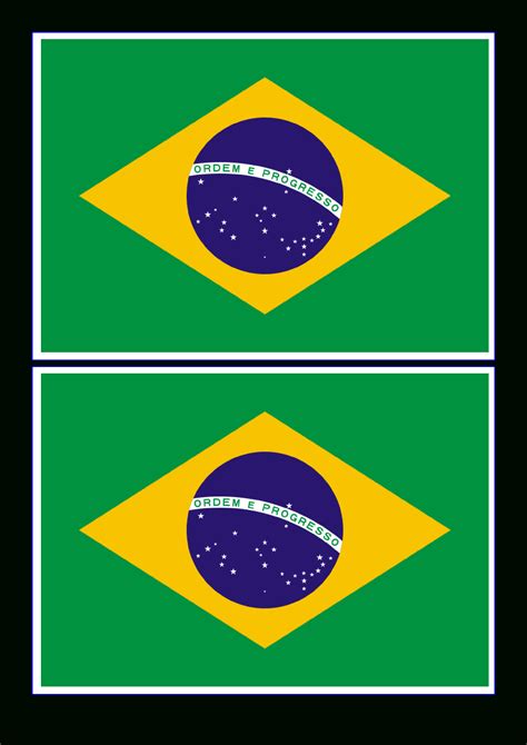 brazil flag banner template