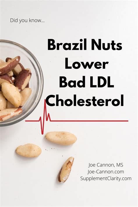 brazil nuts lower bad cholesterol