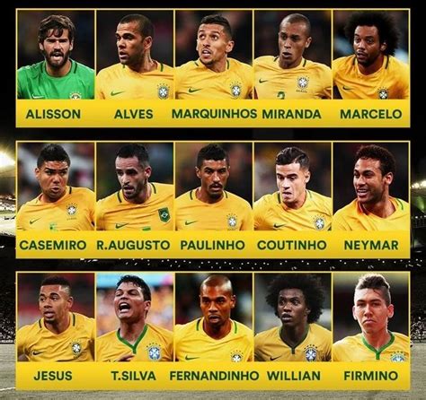 brazil soccer team names