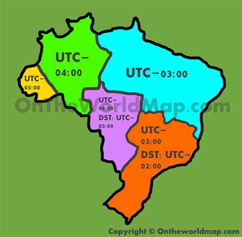 brazil time now to ist time zone chart