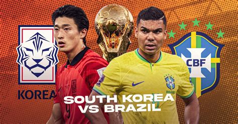 brazil v south korea lineups