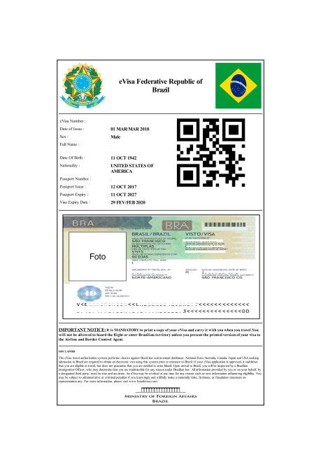 brazil visa cost