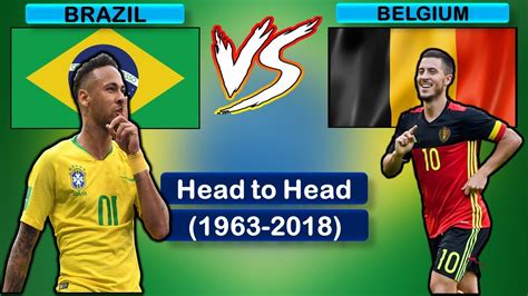 brazil vs belgium head to head