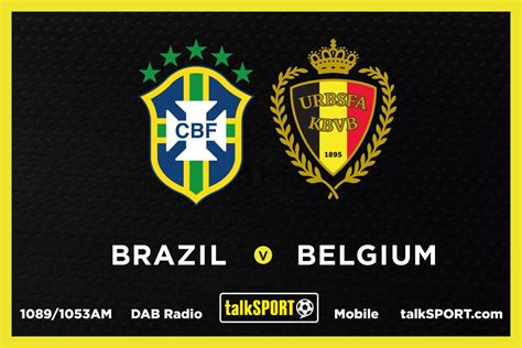 brazil vs belgium time