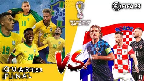 brazil vs croatia live score