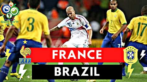 brazil vs france all matches results