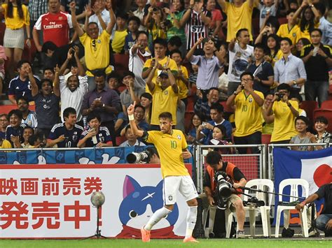 brazil vs japan singapore friendly match