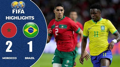 brazil vs morocco 2023 live