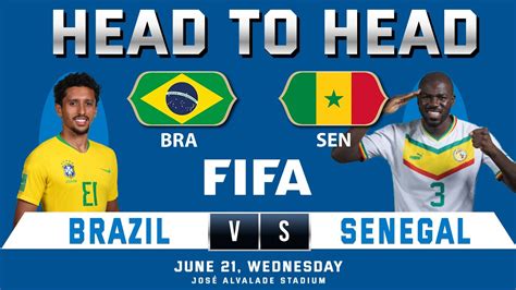 brazil vs senegal head to head lineup