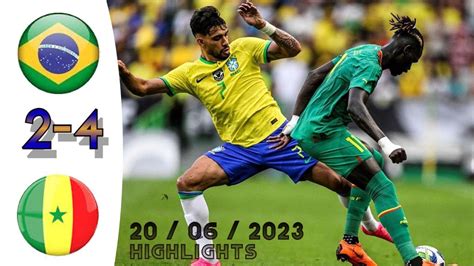 brazil vs senegal highlights youtube