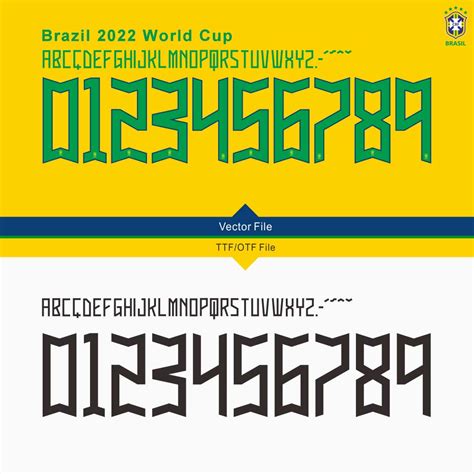 brazil world cup 2022 font