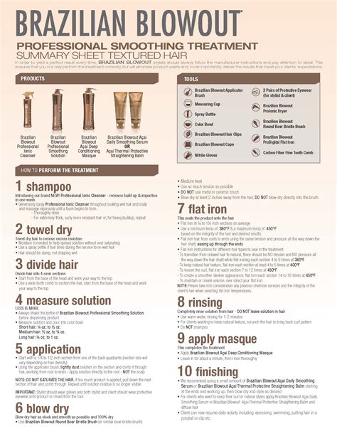 brazilian blowout express steps