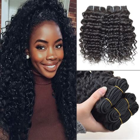 brazilian deep curly weave