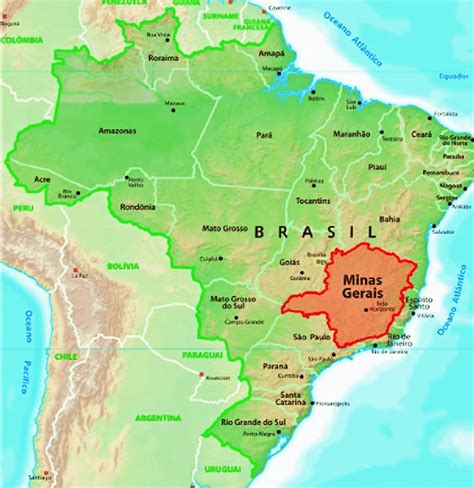 brazilian state of minas gerais