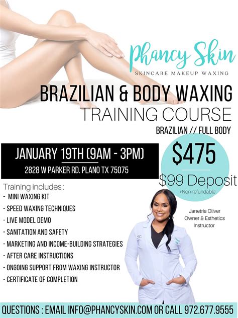 brazilian waxing classes near me