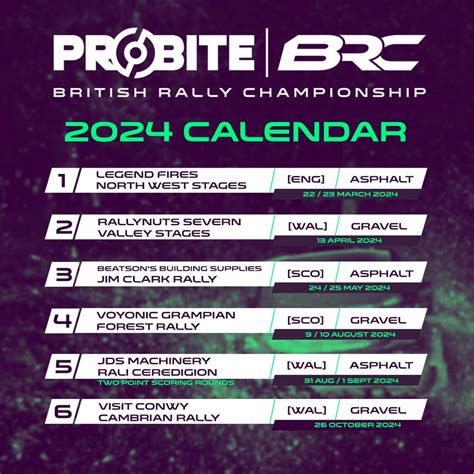 brc rally 2024 calendar