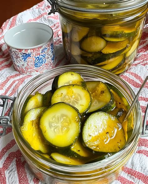 Bread And Butter Pickles Using Zucchini