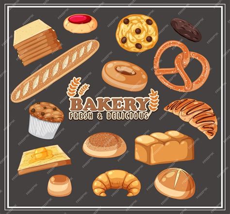 Bread And Pastry Vector