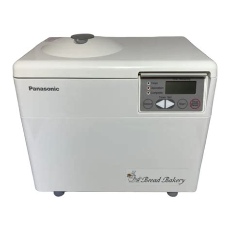 Bread Bakery Panasonic Manual