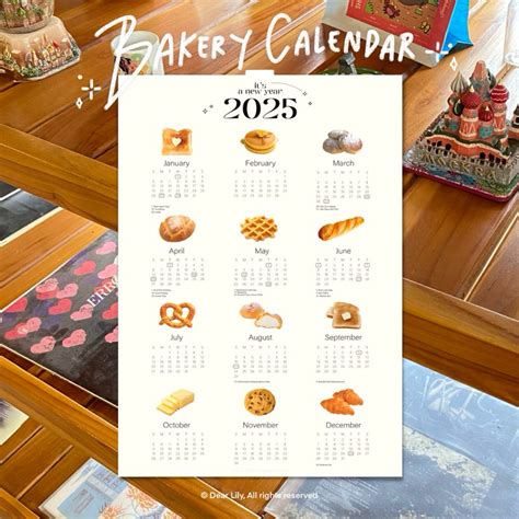Bread Calendar 2025