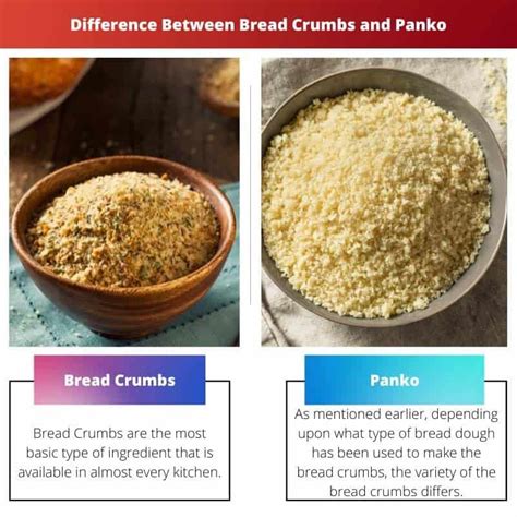 Bread Crumbs Vs Panko Bread Crumbs