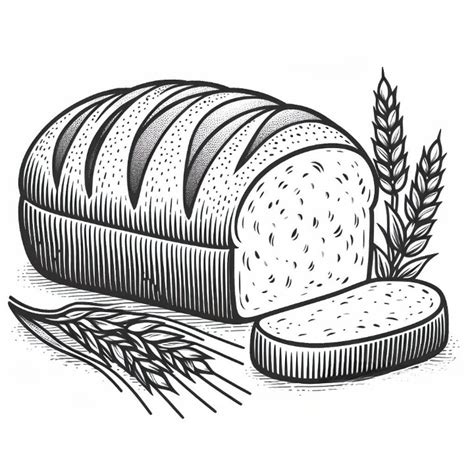 Bread Grain Coloring Pages