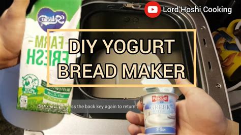Bread Maker Yogurt