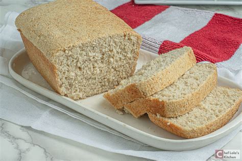 White Rice Flour Yeast Bread (GlutenFree, LowFructose) Delicious as it Looks
