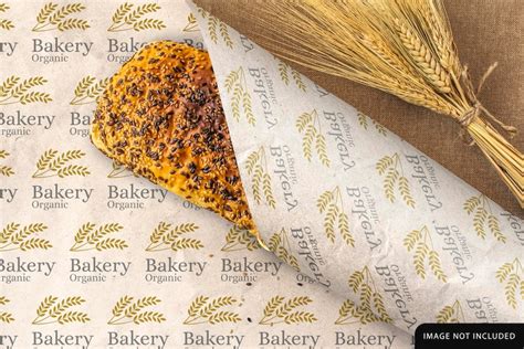 Bread Wrapping Paper Mockup