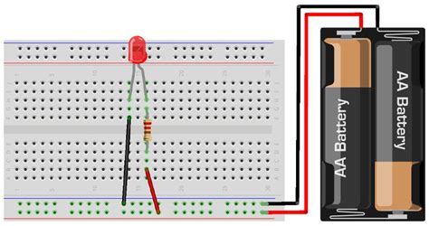 Breadboard Wiring Led