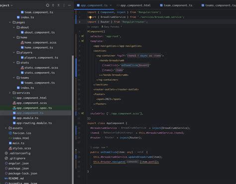 Breadcrumb Path Angular