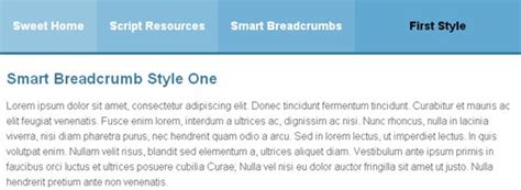 Breadcrumbs Implementation Jquery