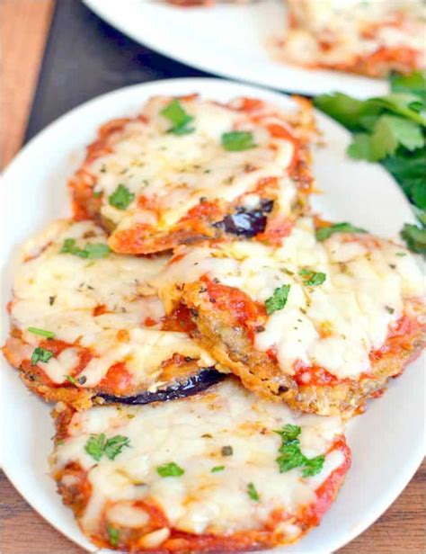 breaded eggplant parmesan