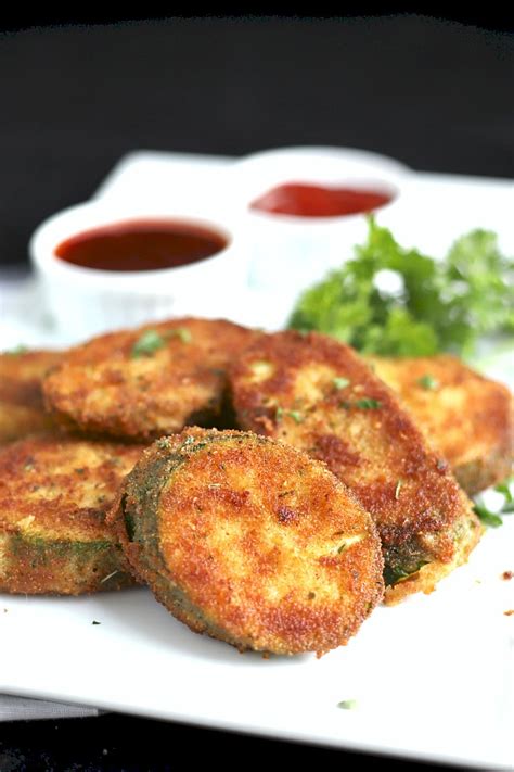 Breaded Zucchini Deep Fried