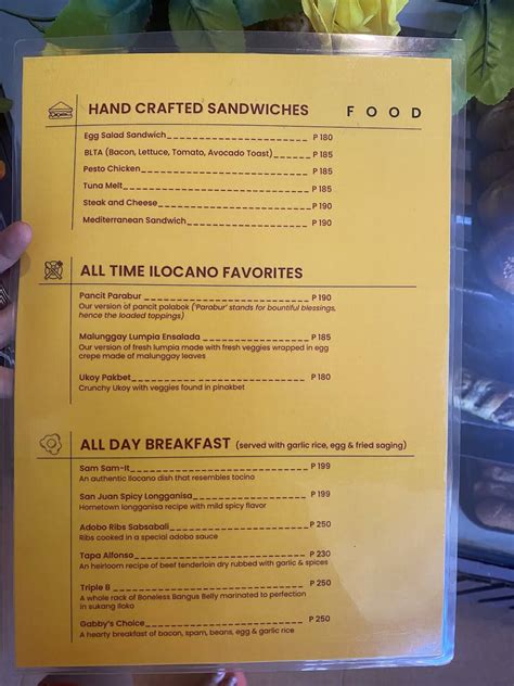 Breadwinner Cafe And Bakery Menu